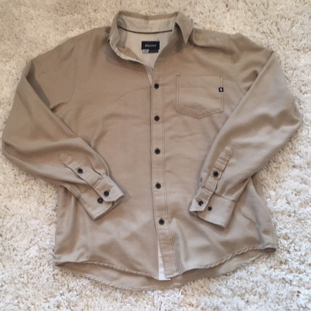 Marmot Beige Button up